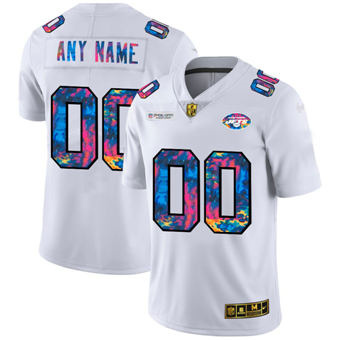 Youth New York Jets ACTIVE PLAYER Custom 2020 White Crucial Catch Limited Stitched Jersey